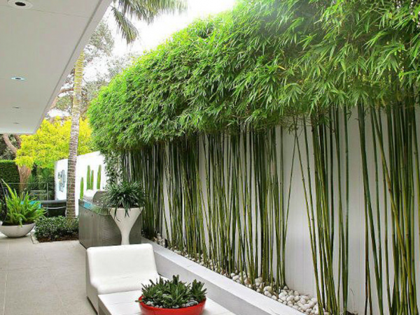 Hiasan bambu dan tali rafia